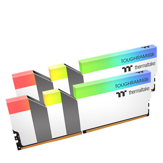 tt DDR4 4400MHz RGB 台式机内存 灯条 白色 16GB 8GB*2 ToughRam