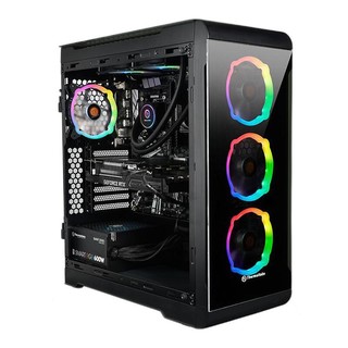 Thermaltake 曜越 View 32 TG RGB ATX机箱 半侧透 黑色