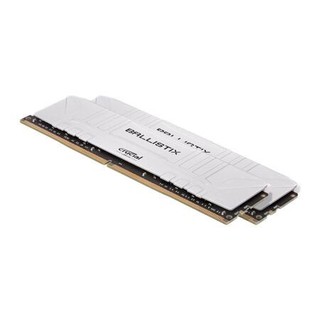 Crucial 英睿达 铂胜系列 DDR4 3600MHz 台式机内存 马甲条 白色 32GB 16GB*2 BL2K16G36C16U4W