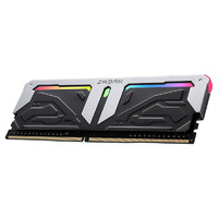 ZADAK 扎达克 DDR4 320MHz RGB 台式机内存 灯条 银黑 32GB 16GB*2 ZD4-SPR32C08-32GYB2