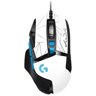 logitech 罗技 KDA 女团限定 PRO 键盘 GX BROWN T轴+G502 HERO 鼠标 有线键鼠套装 黑色