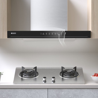 oppein 欧派 e850t qa202 顶吸式烟灶套装 液化气