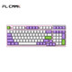 FL·ESPORTS 腹灵 FL980 三模机械键盘 98键 紫刑 凯华 BOX 红轴