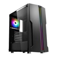 MSI 微星 雷万汀 RGB ATX机箱 半侧透 黑色