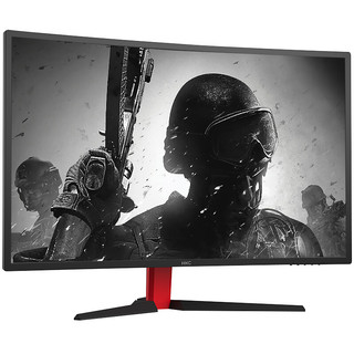 HKC 惠科 G27 27英寸 VA 曲面 FreeSync 显示器（1920×1080、144Hz、85%NTSC）