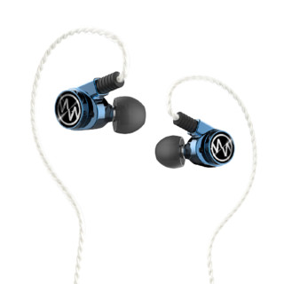 MacaW GT600s Pro 入耳式挂耳式圈铁有线耳机 冰蓝色 3.5mm