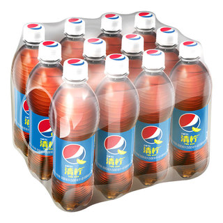 可乐 Pepsi 清柠味 汽水 碳酸饮料整箱 500ml*12瓶 百事出品