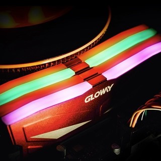 GLOWAY 光威 深渊 DDR4 3200MHz RGB 台式机内存 灯条 红色 8GB