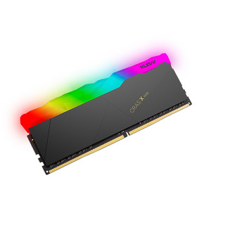 KLEVV 科赋 DDR4 3200MHz RGB 台式机内存 灯条 黑色 8GB KD48GU880-32A160W