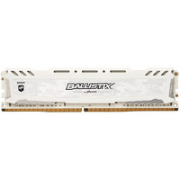 BALLISTIX 铂胜 运动系列 DDR4 3200MHz 台式机内存 马甲条 运动白 8GB BLS8G4D32AESCK