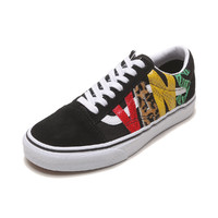 VANS 范斯 Multi Animal Old Skool 中性休闲运动鞋 VN0A4U3BXF1 黑色 36.5