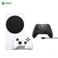 微软(Microsoft)Xbox Series S游戏机 丨XSS+黑色手柄套装