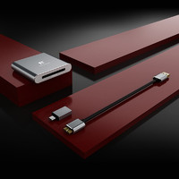 FB 沣标 CFast2.0存储卡USB3.0高速读卡器 适用1DX2 XC15 XC10专业相机 USB3.0+Type-C接口