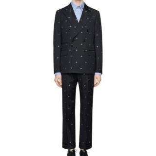 gucci古驰男士西服套装575452z589e4650深蓝色l