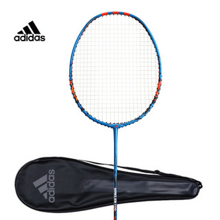 adidas 阿迪达斯 羽毛球拍单拍 全碳素超轻专业训练球拍男女通用进攻型已穿线4U可拉30磅 RK604501
