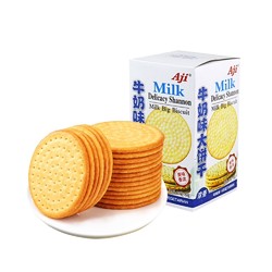 Aji 牛奶味大饼干175g牛乳饼网红薄脆健康代餐零食小吃休闲食品