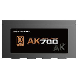 i FOR GAME 游戏悍将 AK700 铜牌（85%）非模组ATX电源 700W