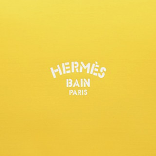 HERMÈS 爱马仕 女士尼龙手拿包 黄色