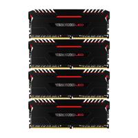 USCORSAIR 美商海盗船 复仇者LPX系列 DDR4 3000MHZ 台式机内存 黑色 64GB 16GB*4 红光