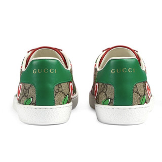 GUCCI 古驰 Ace系列 女士低帮帆布鞋 627860 2BQ10 8480