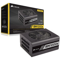 PLUS会员：美商海盗船 RM1000X 金牌（90%）全模组ATX电源 1000W