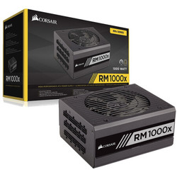 USCORSAIR 美商海盗船 RM1000X 金牌（90%）全模组ATX电源 1000W