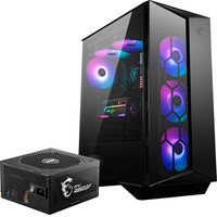 MSI 微星 氪金枪 2 ATX机箱 半侧透 黑色 含电源 850W