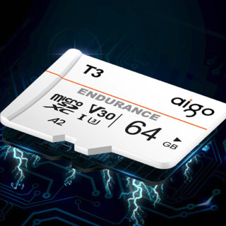 aigo 爱国者 T3 Micro-SD存储卡（UHS-I、V30、U3、A2）