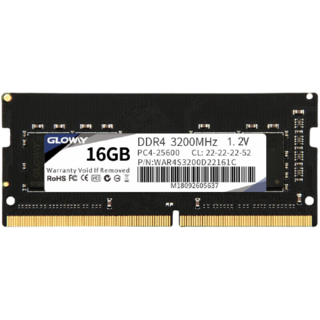 战将系列 DDR4 3200MHz 笔记本内存 普条 黑色 16GB