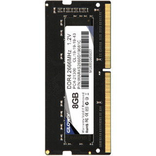 GLOWAY 光威 战将系列 DDR4 3200MHz 笔记本内存 普条 黑色 16GB