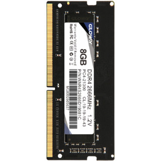 GLOWAY 光威 战将系列 DDR4 3200MHz 笔记本内存 普条 黑色 16GB