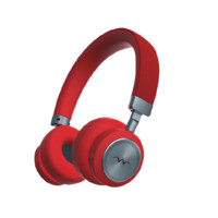 LINNER 聆耳 NC80 耳罩式头戴式主动降噪蓝牙耳机 魔法红