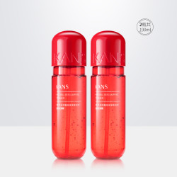 kans韩束玻尿酸爽肤水两支装共190ml赠5g洗面奶