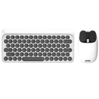 LOFREE 洛斐 EH112S 机械键盘 国产青轴+EP115鼠标 无线键鼠套装 白色