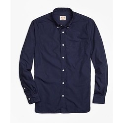 Brooks Brothers 布克兄弟 Solid Navy 男士衬衫