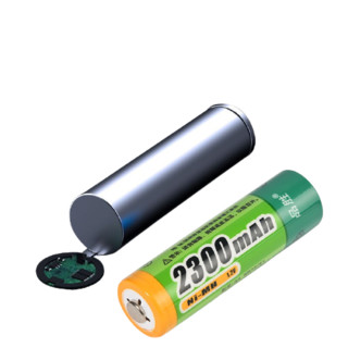 PISEN 品胜 HR15/51 5号镍氢充电电池 1.2V 2300mAh 2粒装