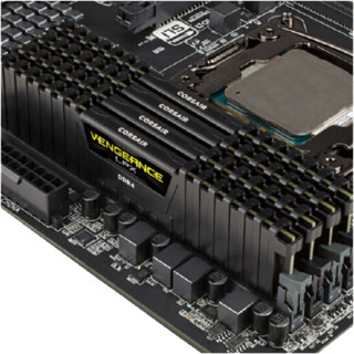 USCORSAIR 美商海盗船 复仇者LPX系列 DDR4 3200MHz 台式机内存 马甲条 黑色 128GB 16GB*8 CMK128GX4M8X3200C16