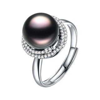 PearlQueen 珍珠皇后 XDRL2298 女士活口925银珍珠戒指