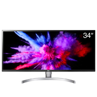 LG 乐金 34WK650 34英寸 IPS FreeSync 显示器 (2560×1080、60Hz、99%sRGB、HDR10）