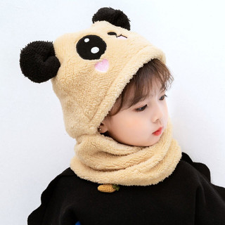 KIDNOAM 儿童熊猫围脖护耳帽