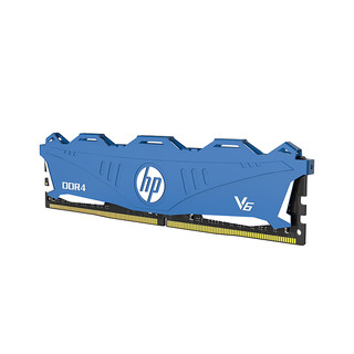 HP 惠普 V6系列 DDR4 3000MHz 台式机内存 马甲条 蓝色 8GB