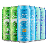 GOOSE ISLAND 鹅岛 IPA 印度淡色艾尔啤酒组合装 3口味 500ml*6听（野鹅轻盈500ml*2听+嘎嘎轻盈500ml*2听+印度淡色艾尔500ml*2听）