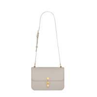 SAINT LAURENT 圣罗兰 LE CARRE系列 BOX 女士皮革方形肩背包 6332141YF0W9207 复古白 中号