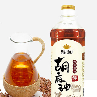 鼎和 古法压榨 纯胡麻油 1L