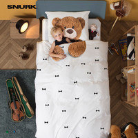 泰迪熊snurk荷兰成人儿童床上用品可爱有机全棉被枕套 1.2m床(适配150*200被芯)被枕两件套