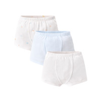 好孩子 WN20110028 男童平角内裤 3条装 粉蓝 80cm