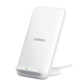 UGREEN 绿联 无线充电器支架适用于小米华为三星苹果iPhone15pro14手机快充板通用15w立式底座