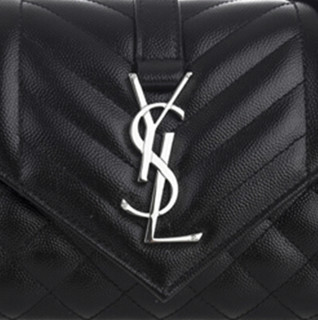 SAINT LAURENT 圣罗兰 女士牛皮单肩包 526286BOW921000 黑色 小号