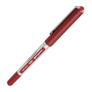 uni 三菱铅笔 UB-150 拔帽中性笔 红色 0.5mm 单支装