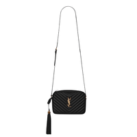 SAINT LAURENT 圣罗兰 LOULOU系列 女士绗缝皮革相机包 612544DV7071000 黑色